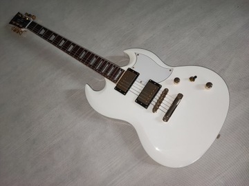 HARLEY BENTON DC-CUSTOM WH NEW SG GUITAR 24 FRESTS