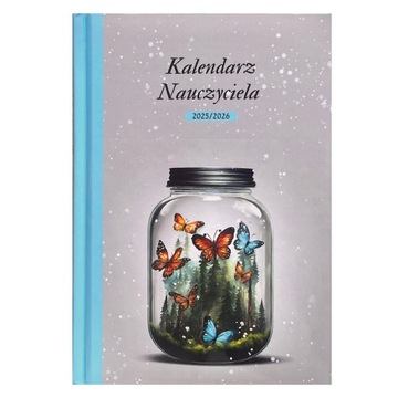 Kalendarz dla nauczyciela 2025/2026 tygodniowy z notesem