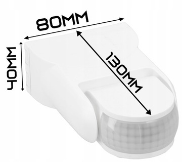 Czujnik ruchu zmierzchu zewnętrzny ścienny LED PIR