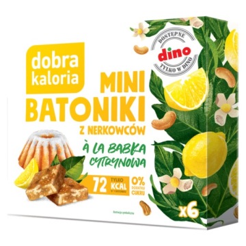 DOBRA KALORIA міні батончики батончики а-ля бабка лимонна без цукру 102 г