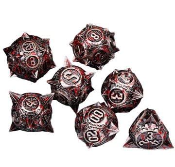 НАБОР MORGENZTERN ИЗ 7 МЕТАЛЛИЧЕСКИХ КУБИКОВ ДЛЯ РПГ