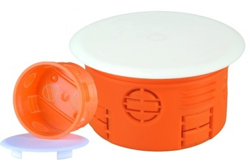 PUSZKA ROZGAŁĘŹNA PŁYTKA PODTYNKOWA Z POKRYWKĄ 80mm Z80KF SIMET 33073008