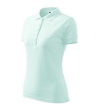 KOSZULKA PIQUE POLO DAMSKA MALFINI 210 BAWEŁNIANA T-SHIRT frost XL