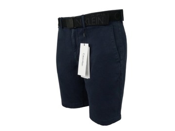 CALVIN KLEIN spodenki męskie, granatowe, Slim, 28