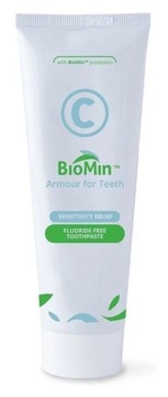 BioMin C Pasta Do Zębów Bez Fluoru Do Wrażliwych Zębów 75 ml Wzmacnia