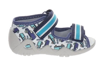 BEFADO SNAKE САНДАЛИИ САНДАЛИИ ТЕКСТИЛЬНАЯ ОБУВЬ ТАПОЧКИ 350P045 R.24