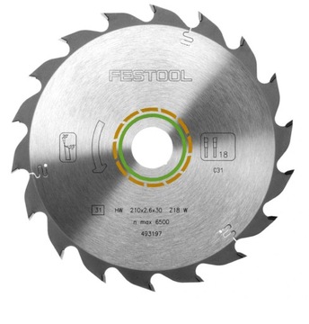 FESTOOL PIŁA TARCZOWA HW 210X2,6X30 W18 493197