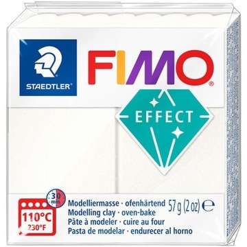 MODELINA FIMO w KOSTKACH 57g EFFECT METALICZNA -08 mother of pearl