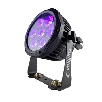 EVOLIGHTS GLACIER 7 LED PAR 7x10W RGBWA-UV IP65 oświetlenie zewnętrzne