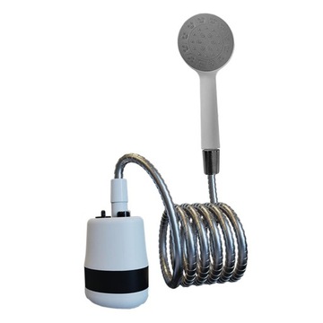 Przenośny zestaw prysznicowy Kempingowy Akumulatorem USB I Prysznicem1,5 M