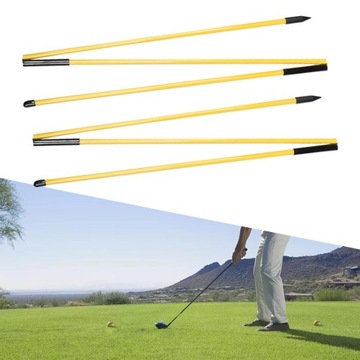 Желтые выравнивающие клюшки для гольфа