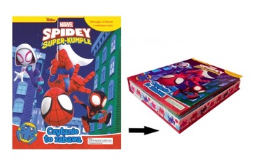 ZESTAW Czytanie to zabawa Historyjka + 10 Figurek + Mata Marvel SPIDEY