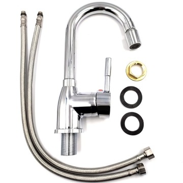 КУХОННЫЙ Смеситель для мойки, ВЫСОКОВРАЩАЮЩИЙСЯ, ДВИЖУЩАЯСЯ ЛЕНТА, АЭРАЦИЯ