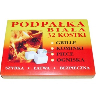 Podpałka Biała Kostka 32 szt
