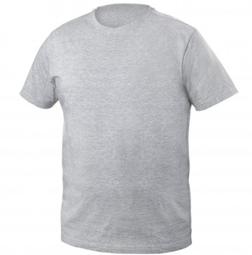 VILS t-shirt bawełniany szary melanż 3XL Hoegert