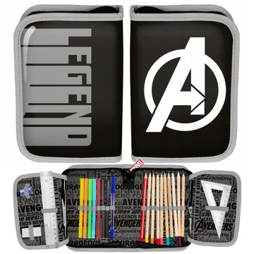Piórnik szkolny z wyposażeniem Avengers Marvel