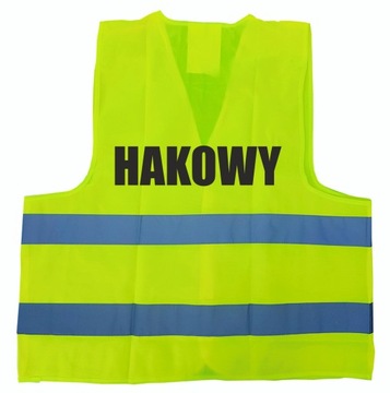 Kamizelka odblaskowa HAKOWY żółta 4XL