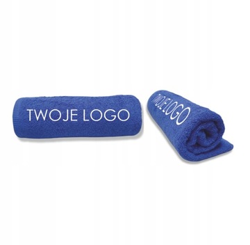 Ręcznik z haftem własnego wzoru logo nadruk