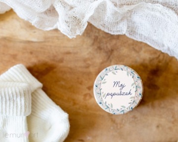 Набор деревянных коробочек с принтом для малыша, Baby Shower, подарок на рождение