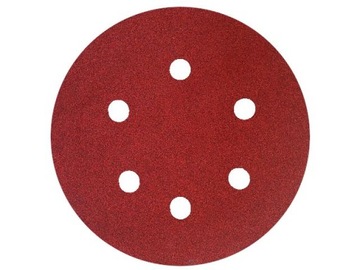 БУМАЖНЫЕ КАМНИ НА ЛИПУЧКЕ fi 150 P150 6 ОТВЕРСТИЙ 50 шт.