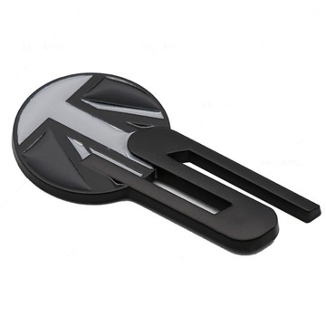 czarny S logo Emblemat znaczek Naklejki na karoserię Jaguar 7.3*3cm