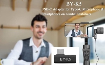 BOYA BY-K5 - Переходник USB C (гнездо) на USB C (штекер)