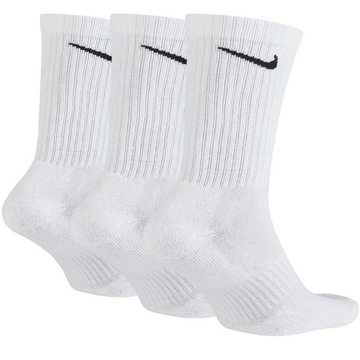 Nike ponožky ponožky biele vysoké pánske SX4508-101 M