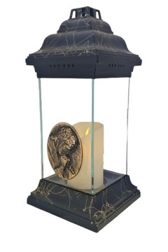 Свеча, часовня, фонарь, оскверненная, художественная, 32 см