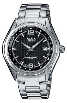 STALOWY WODOSZCZELNY MĘSKI ZEGAREK CASIO EDIFICE EF-121D-1AV WR 100M