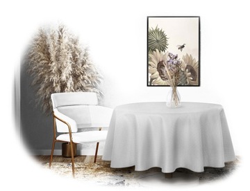 ELEGANCKI OKRĄGŁY OBRUS KOŁO - 150 Ø PLAMOODPORNY