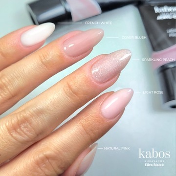 KABOS Акриловый гель 2в1 Натуральный Розовый 30г