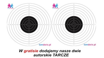 Pistolet Replika ASG Pistolet PÓŁMETAL NA KULKI 6mm + 2 Tarcze