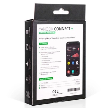 ИНТЕРФЕЙС OBD2 БОРТОВОГО КОМПЬЮТЕРА YANOSIK CONNECT+