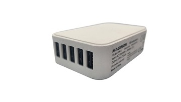 ZBIORCZA STACJA ŁADOWANIA 5X 5 PORTOW USB 5V 8A 40W MAGINON MOCNA ŁADOWARKA