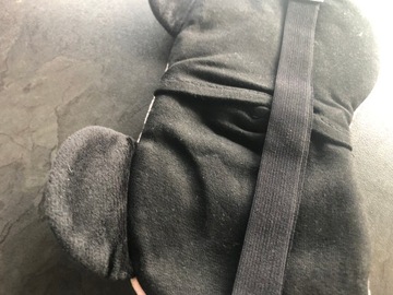 OPASKA NA OCZY MASKA DO SPANIA SNU RELAKSU PANDA OLDMAN PLUSZOWA NA GUMCE