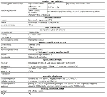 Функциональный генератор HDG6082B 80 МГц