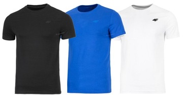 4F ZESTAW 3szt. MĘSKA KOSZULKA T-SHIRT / rozm XL