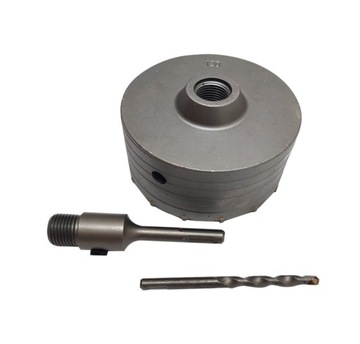 АЛМАЗНАЯ КОРОНОЧНАЯ ПИЛА ДЛЯ БЕТОННЫХ СТЕН РЕЗАК 120 ММ SDS плюс АДАПТЕР