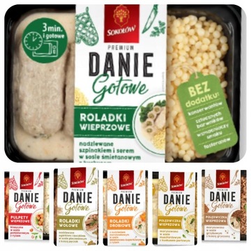 Danie Gotowe Premium Sokołów 360g - Zestaw 6 szt.
