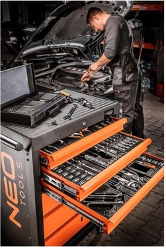 Шкаф для мастерской с 7 ящиками, 129 шт. 84-222+г