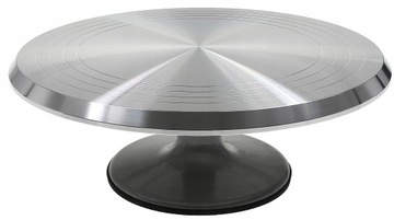 PROFESJONALNA PATERA OBROTOWA DO CIASTA TORTU 25CM