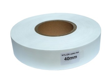 Nylon taśma 40mm/100m rolka do druku wszywki metki