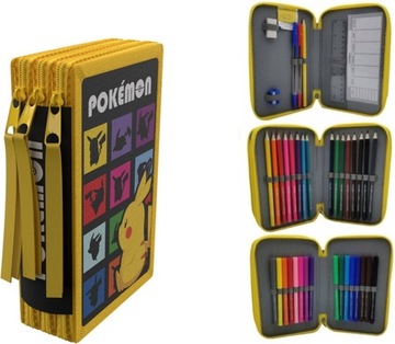 PIÓRNIK POKEMON trzyklapkowy z wyposażeniem 578