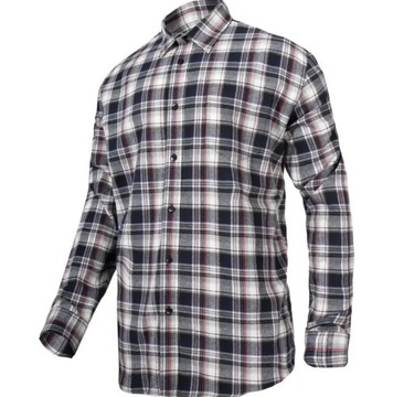 Koszula flanelowa w kratę szaro-czarna Lahti Pro- Rozmiar 2XL