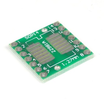 Переходник SO14 SOP14 SSOP14 на DIP14W