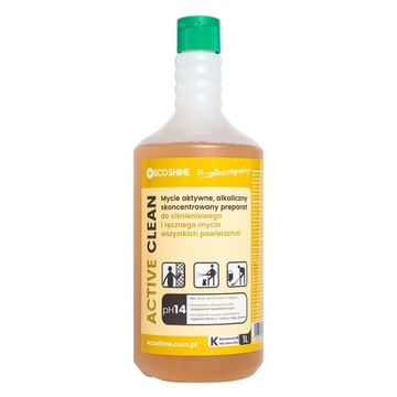 ECO SHINE PREPARAT CO CIŚNIENIOWEGO MYCIA HAL WARSZTATÓW / PH14 - 1L