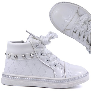 CLIBEE adidasy 24/15,8cm lakier wkł. skóra profil
