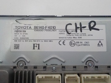DISPLEJ OBRAZOVKA TOYOTA C-HR 86140-F4010