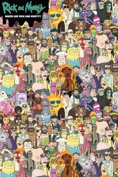 RICK AND MORTY plakat 61x91cm