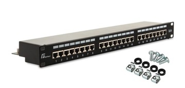 PATCH PANEL 24 PORTY DO SZAF RACK GETFORT 19 CALI